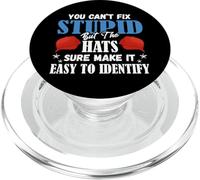 You Can't Fix Stupid But The Hats Make It Easy To Identify PopSockets PopGrip for MagSafe