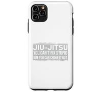 You Can't Fix The Stupid Fun Vintage BJJ Brazilian Jiu Jitsu Case for iPhone 11 Pro Max