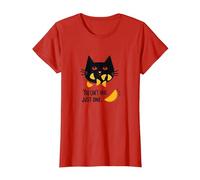 You Can't Have just one - Cute Cat Snack Humor T-Shirt, Women, Red, XXL