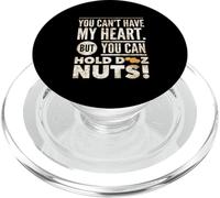 You Can't Have My Heart But You Can Hold D-Peanuts-Z PopSockets PopGrip for MagSafe