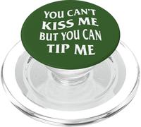 You Can't Kiss But Can Tip Me Waitress St Patricks Day PopSockets PopGrip for MagSafe