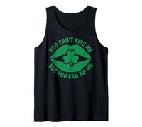 You Can't Kiss Me But Tip Me Bartender St Patrick's Day Tank Top