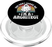 You Can't Scare Me Funny Halloween Architect PopSockets PopGrip for MagSafe