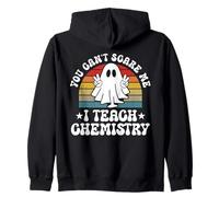 You Can't Scare Me Funny Halloween Chemistry Teacher Zip Hoodie