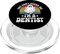 You Can't Scare Me Funny Halloween Dentist PopSockets PopGrip for MagSafe