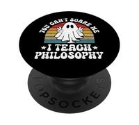 You Can't Scare Me Funny Halloween Philosophy Teacher PopSockets Adhesive PopGrip