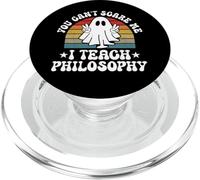 You Can't Scare Me Funny Halloween Philosophy Teacher PopSockets PopGrip for MagSafe