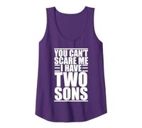 You can't scare me I have 2 sons vintage retro Tank Top