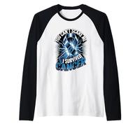 You Can't Scare Me I Survived Cancer Raglan Baseball Tee