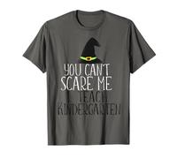You Can't Scare ME I Teach Kindergarten Halloween Meme T-Shirt