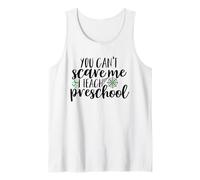 You Can't Scare Me I Teach Preschool - Halloween Design Tank Top