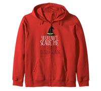 YOU CAN'T SCARE ME I Teach Third Grade Halloween Meme Zip Hoodie
