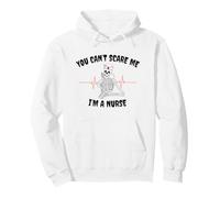 You Can't Scare Me I'm a Nurse Skeleton Halloween for Nurses Pullover Hoodie