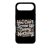 You Can't Screw Up Doing Nothing Lazy Logic Jokes - Case for iPhone Air