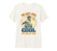 You Can't Spell Cool Without Coo Funny Birds Pigeons Premium T-Shirt
