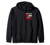 You Can't Spell Hatred Without A red hat Activism Protest Zip Hoodie