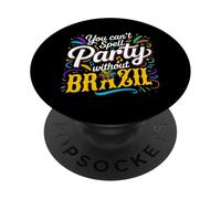 You can't spell Party Brazilian Carnival Vibes Brasil Party PopSockets Adhesive PopGrip