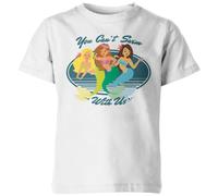 You Can't Swim With Us Kids' White T-Shirt - 5-6yrs - White