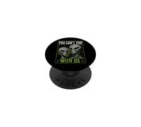 You Can't Trip With Us Funny Alien Retro Vintage UFO Graphic PopSockets Adhesive PopGrip