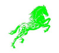You Can't Walk Without A Horse Car Sticker Vinyl Decal Car Accessory(Green,39X40CM)