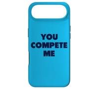 You Compete Me Weathered Rivalry Humor Typography Case for iPhone Air