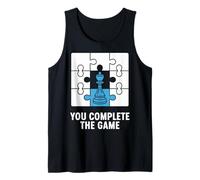 You Complete The Game Chess Puzzle Design Tank Top