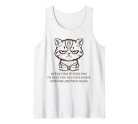 You Could Be Giving Me Snacks - Grouchy Cat Funny Gift Tank Top