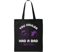 You Coulda Had A Bad Witch Natural Ecological Cotton Tote Bag Black