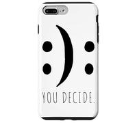 You Decide Your Decision Happy Smile Or Sad Face Case for iPhone 7 Plus/8 Plus