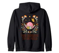 You Deserve To Be Held Cosmic Inspiration Zip Hoodie