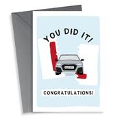 You Did It - Congratulations on passing your driving test - Driving Test Card