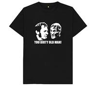 You Dirty Old Man Funny Retro Steptoe Kids Womens Mens T Shirt Medium Black