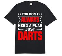 You Dont Always Need a Plan just Darts Comfort Colors Adult Heavyweight T-Shirt