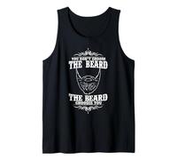You Don't Choose The Beard Chooses You Funny Beard Tank Top