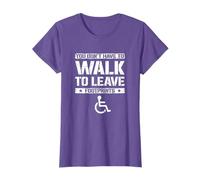 You Don't Have To Walk To Leave Footprints Paraplegic T-Shirt