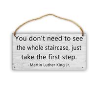 You Don'T Need To See The Whole Staircase Sign For Home Decor - Wooden Plank Rustic Farmhouse Decor Sign (12 × 6)