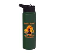 You Don't Scare Me I'm A 2nd Grade Teacher Witch Halloween Stainless Steel Insulated Water Bottle