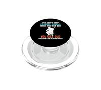 You dont stop playing Guitar when you get old Guitar Player PopSockets PopGrip for MagSafe