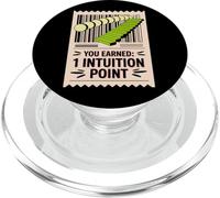 You Earned 1 Intuition Point Funny Abstract Life Quote PopSockets PopGrip for MagSafe