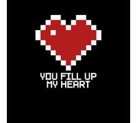 You Fill Up My Heart Sweatshirt - Black - L - Black