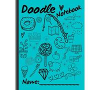 You Finish the Doodle Notebook: 120 white pages with different gray and black doodles on every page.