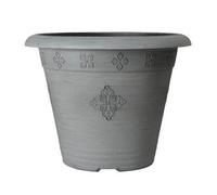 You Garden Medley Planter Round 36Cm Silver 28 Litres X 5