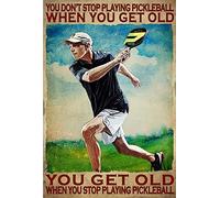 You Get Old When You Stop Playing Pickleball 300 Piece Wood Puzzle For Adults Jigsaw Puzzles Educational Challenge DIY Game Home Wall Art Decoration