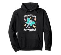 You Give Me Butterflies Cute Nursing Humor Pullover Hoodie
