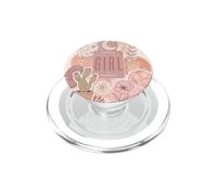 You Go Girl Boho Cactus Sun Crescent Moon Pink Quote Collage PopSockets PopGrip for MagSafe