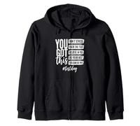 You Got This Don't Stress Rock The Test Test Day Zip Hoodie