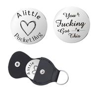 You Got This Gifts for Women, Men, Daughter, Son - Birthday & Christmas Gifts for Sister, Brother, Friend, Bestie - Inspirational Pocket Hug Token Keychain