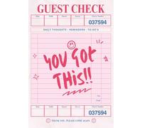 You Got This! Pink Retro Journal: Vintage Diner Style Notebook for Daily Thoughts, Reminders & To-Do Lists | 6x9, 100+ pages