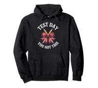 You Got This Test Day Pink Gingham Bow For The Educator Pullover Hoodie