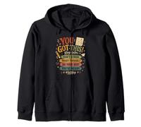 You Got This Test Day Student Motivation School Exam Prep Zip Hoodie